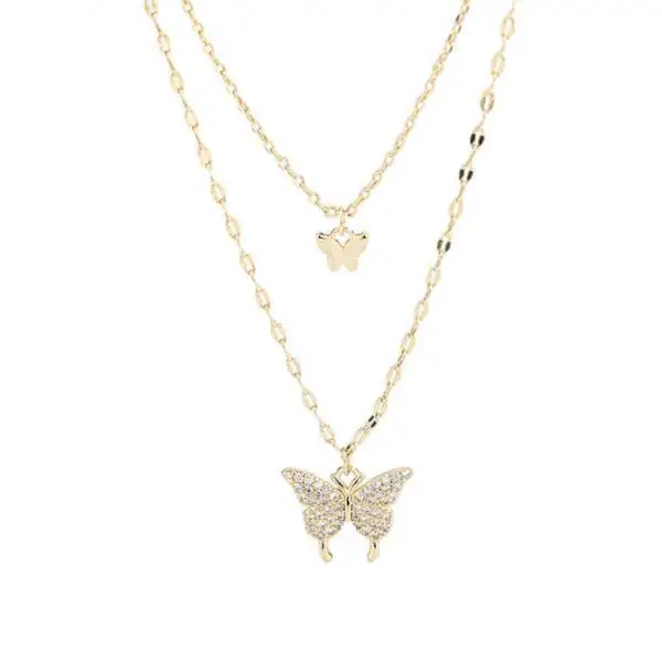 Adjustable Butterfly Clavicle Chain Neck Decoration Trendy Layered Necklace for Party Women
Adjustable Butterfly Clavicle Chain Neck Decoration Trendy Layered Necklace for Party Women