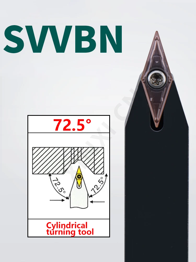 SVVBN2020K16 2525M16 CNC Lathe Tool Holder External Turning Tool Holder Center Cutting Tool Holders for Metalworking Turning
SVVBN2020K16 2525M16 CNC Lathe Tool Holder External Turning Tool Holder Center Cutting Tool Holders for Metalworking Turning