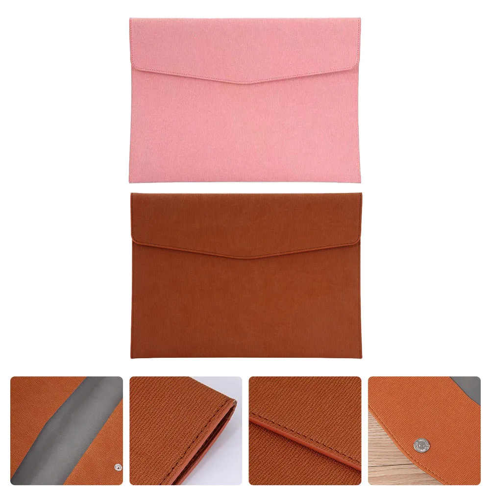2Pcs Color Change Pu Faux Storage Organizer Buckle File Bag Large Capacity Briefcase for Professionals
2Pcs Color Change Pu Faux Storage Organizer Buckle File Bag Large Capacity Briefcase for Professionals