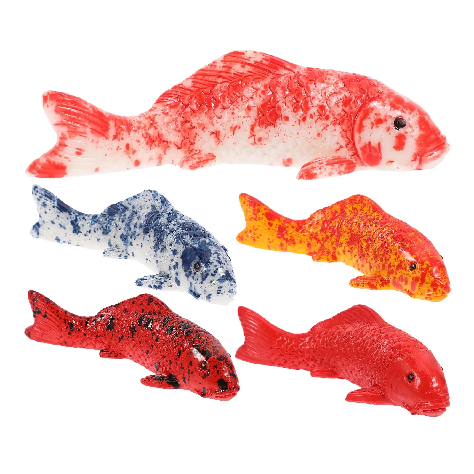 5 Pcs Toy Koi Decorations Decorative Fish Figure Resin Fake Compact Tank Floating
5 Pcs Toy Koi Decorations Decorative Fish Figure Resin Fake Compact Tank Floating