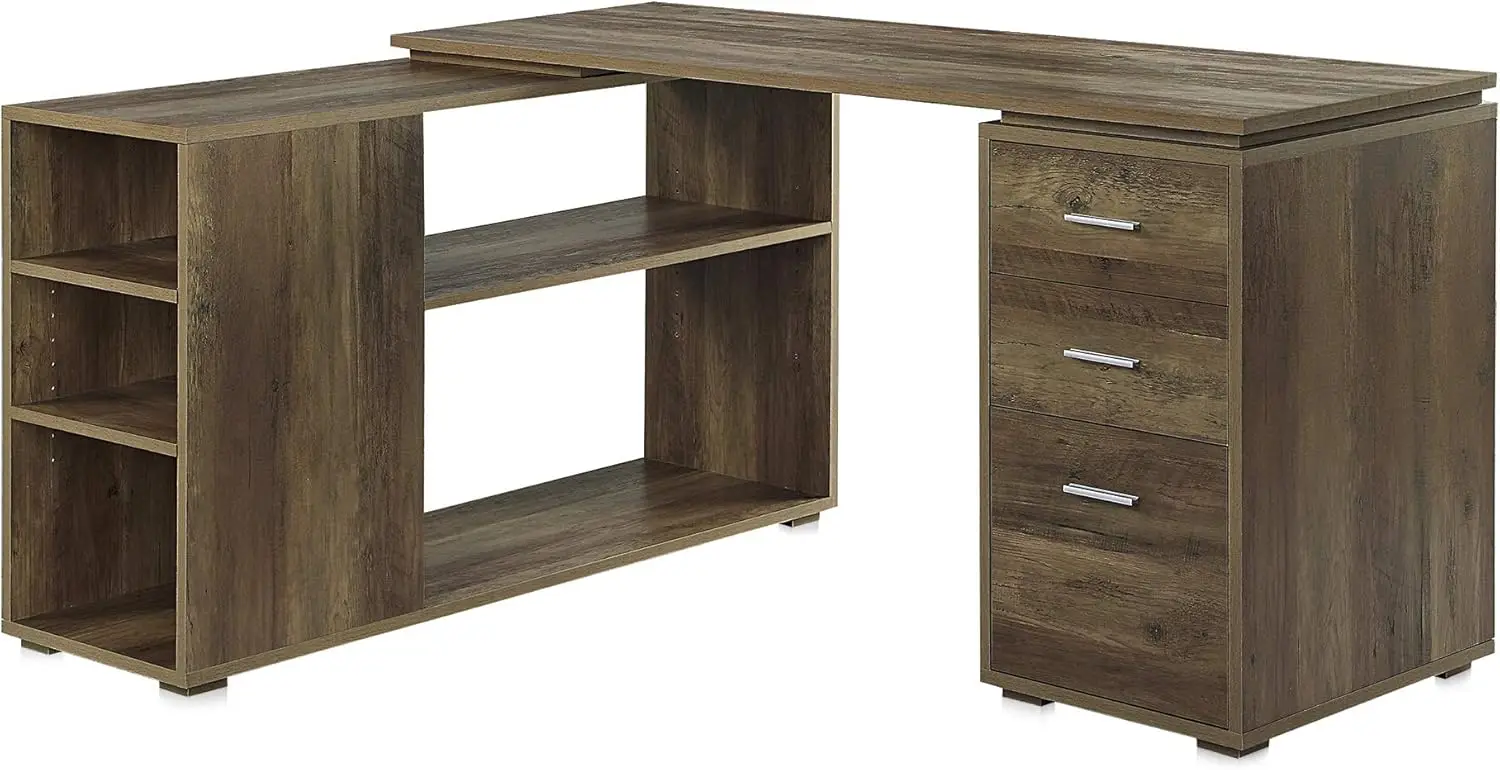 L-образный компьютерный стол, учебный письменный стол 60 дюймов, стол для домашнего офиса, угловая рабочая станция Morden с регулируемым хранилищем Sh
L-образный компьютерный стол, учебный письменный стол 60 дюймов, стол для домашнего офиса, угловая рабочая станция Morden с регулируемым хранилищем Sh