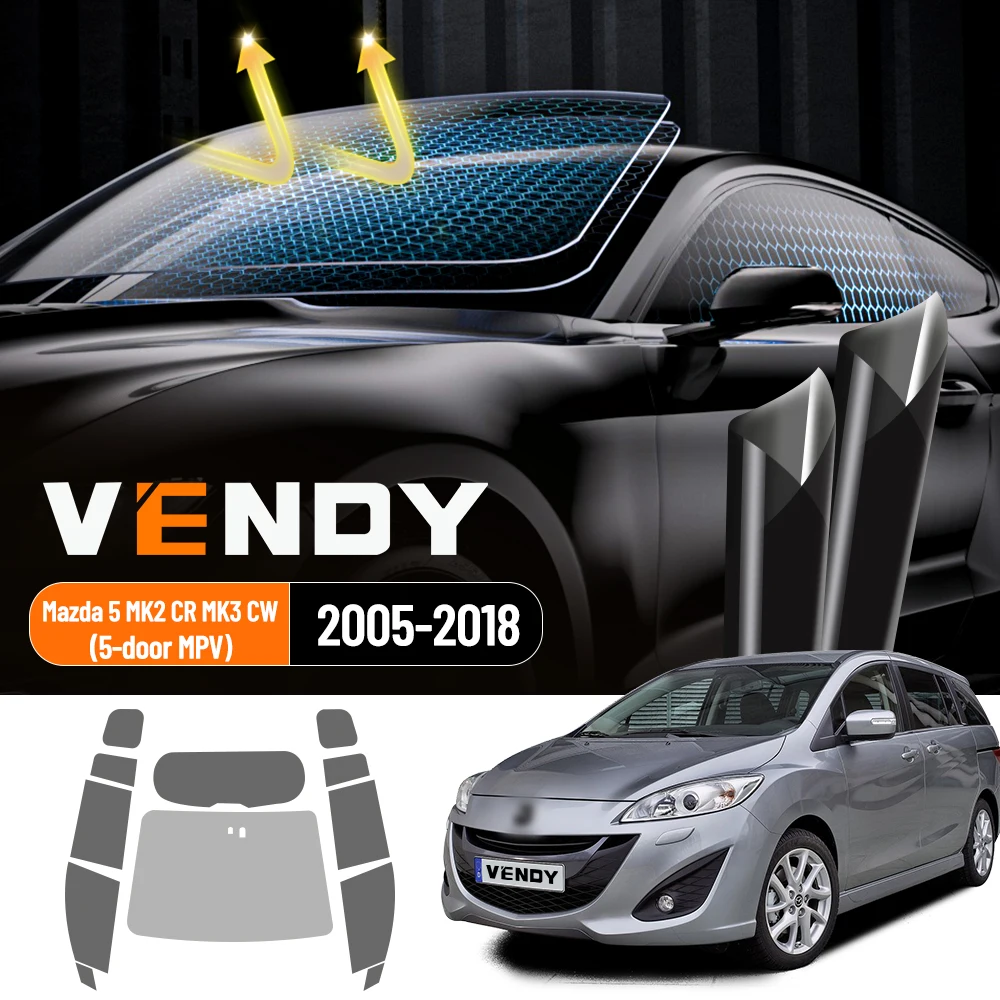 For Mazda 5 MK2 CR MK3 CW 2005-2018 Pre-Cut Easy Install Car Window Tint Film Kit Solar Tinted Film Privacy,Heat & UV Protection
For Mazda 5 MK2 CR MK3 CW 2005-2018 Pre-Cut Easy Install Car Window Tint Film Kit Solar Tinted Film Privacy,Heat & UV Protection