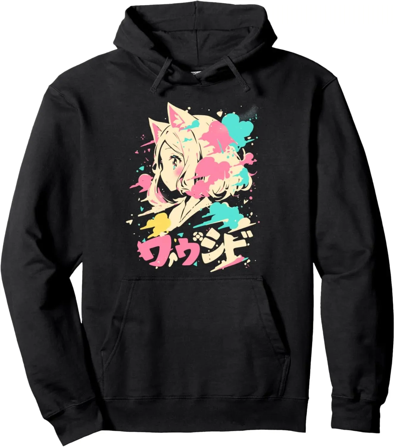 Autumn and Winter Kawaii Anime Cat Girl Cotton Hoodie with Japanese Text Print Casual Sweatshirt
Autumn and Winter Kawaii Anime Cat Girl Cotton Hoodie with Japanese Text Print Casual Sweatshirt