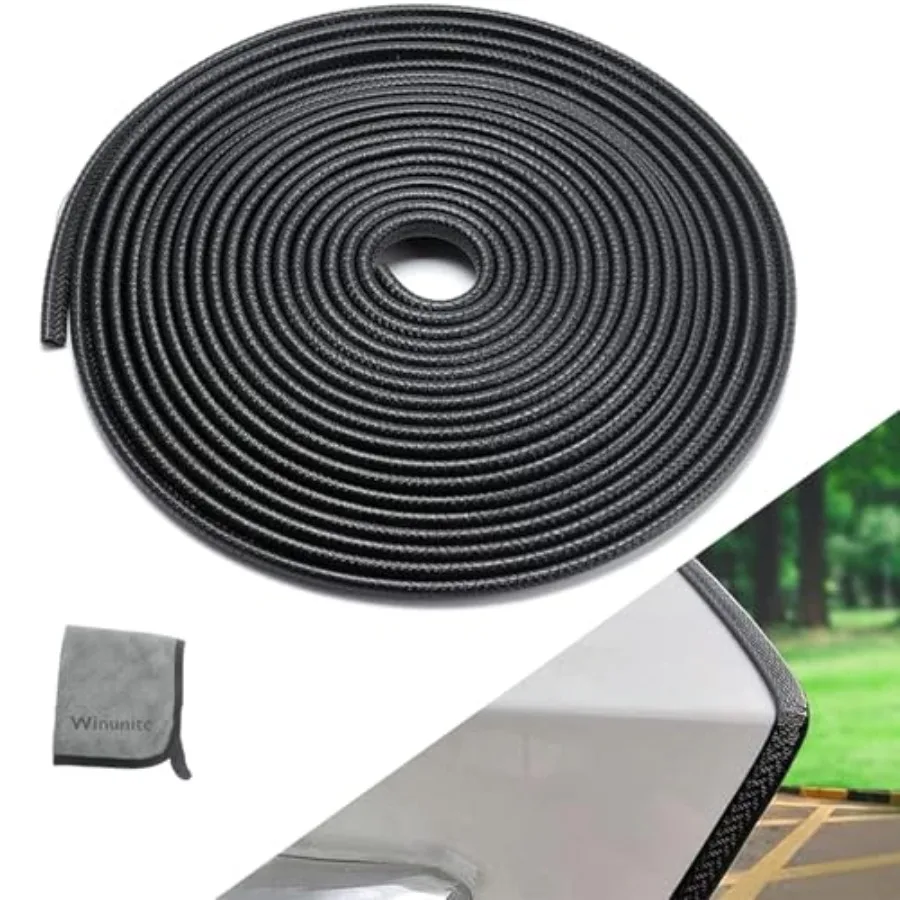 16.4ft 5m Car Door Edge Guards Rubber, No Glue, U-Shaped, Built-in Metal Clips, Fits Most Vehicles, Fade-Resistant, Scratch- an
16.4ft 5m Car Door Edge Guards Rubber, No Glue, U-Shaped, Built-in Metal Clips, Fits Most Vehicles, Fade-Resistant, Scratch- an
