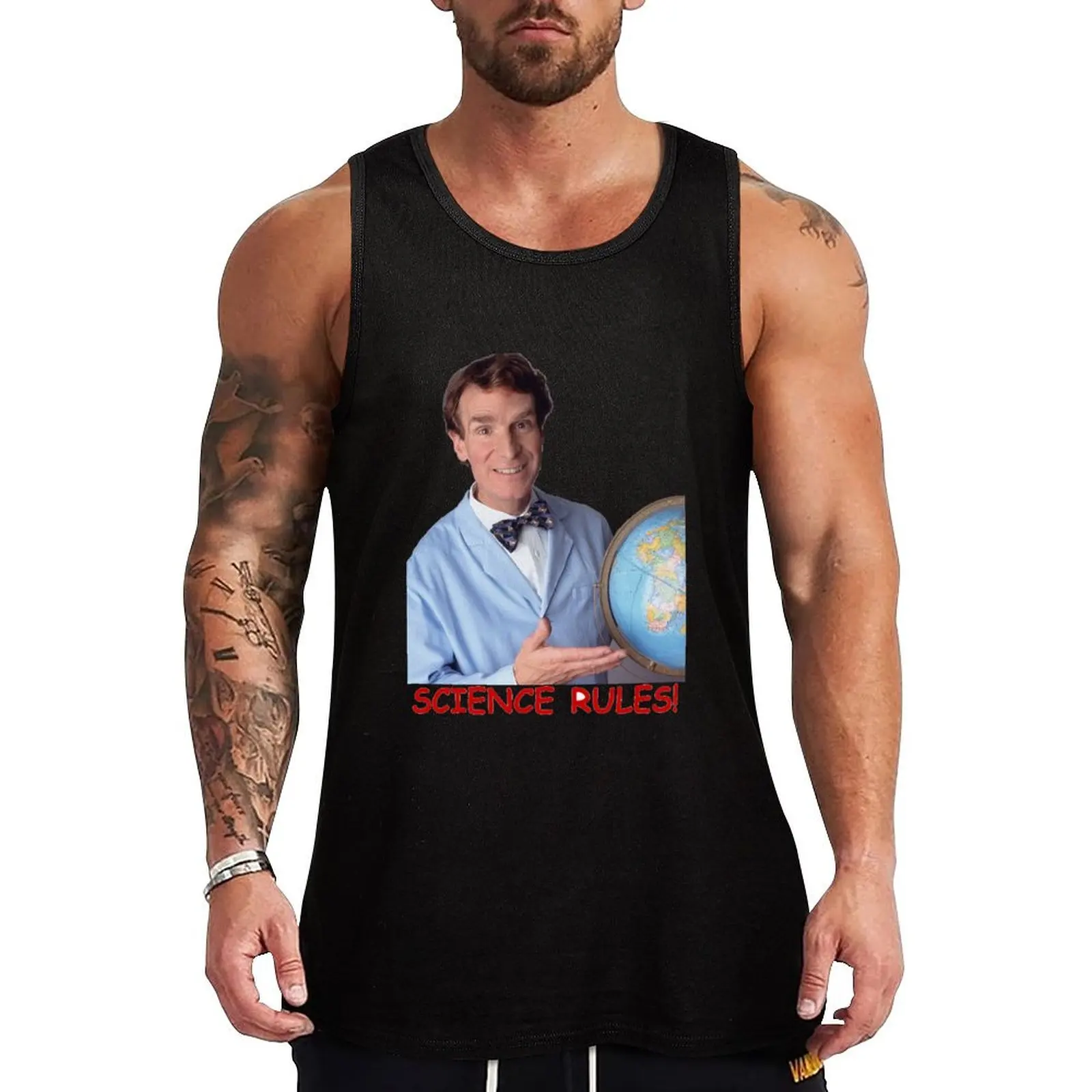 Bill Nye the Science Guy Tank Top T-shirts men mens clothing Man gym clothes cotton t-shirts man
Bill Nye the Science Guy Tank Top T-shirts men mens clothing Man gym clothes cotton t-shirts man
