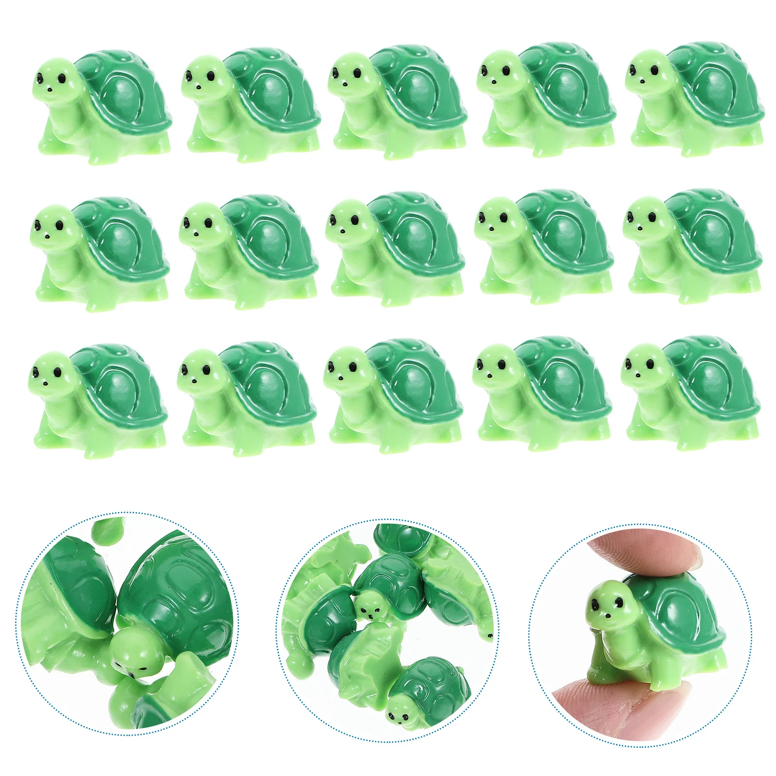 30Pcs Resin Turtle Ornaments Miniature Tortoise Decor for Bonsai Terrarium Landscape Desktop Car Dashboard Decorations
30Pcs Resin Turtle Ornaments Miniature Tortoise Decor for Bonsai Terrarium Landscape Desktop Car Dashboard Decorations
