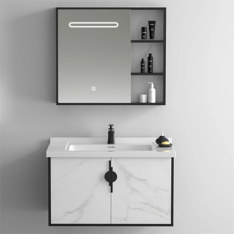 Wholesale European Luxury Bathroom Vanity Cabinet Set Smart Touch Mirror Modern Design Reliable Quality Plywood Carcase 800mm
Wholesale European Luxury Bathroom Vanity Cabinet Set Smart Touch Mirror Modern Design Reliable Quality Plywood Carcase 800mm