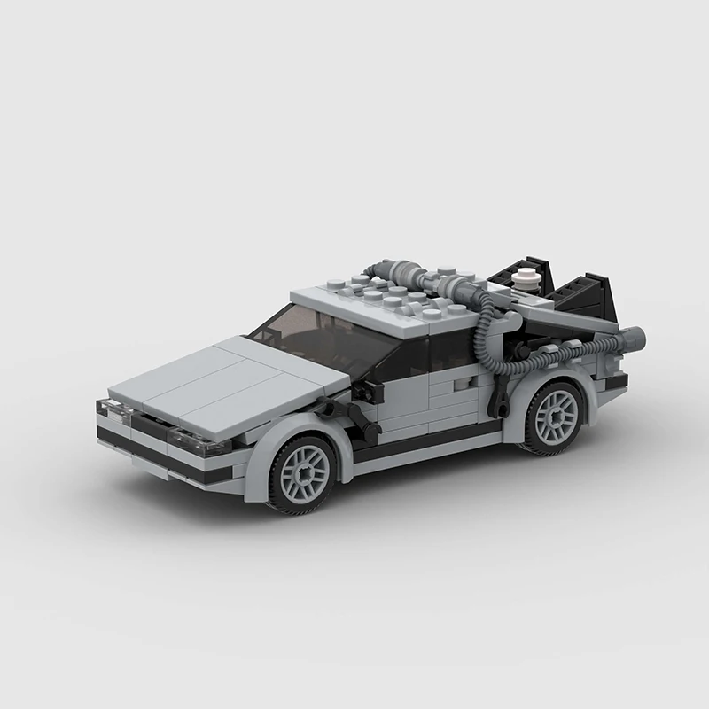 Back to the future, small particle building block toys are compatible with LEGO technology series MOC-23436. Time in the future
Back to the future, small particle building block toys are compatible with LEGO technology series MOC-23436. Time in the future