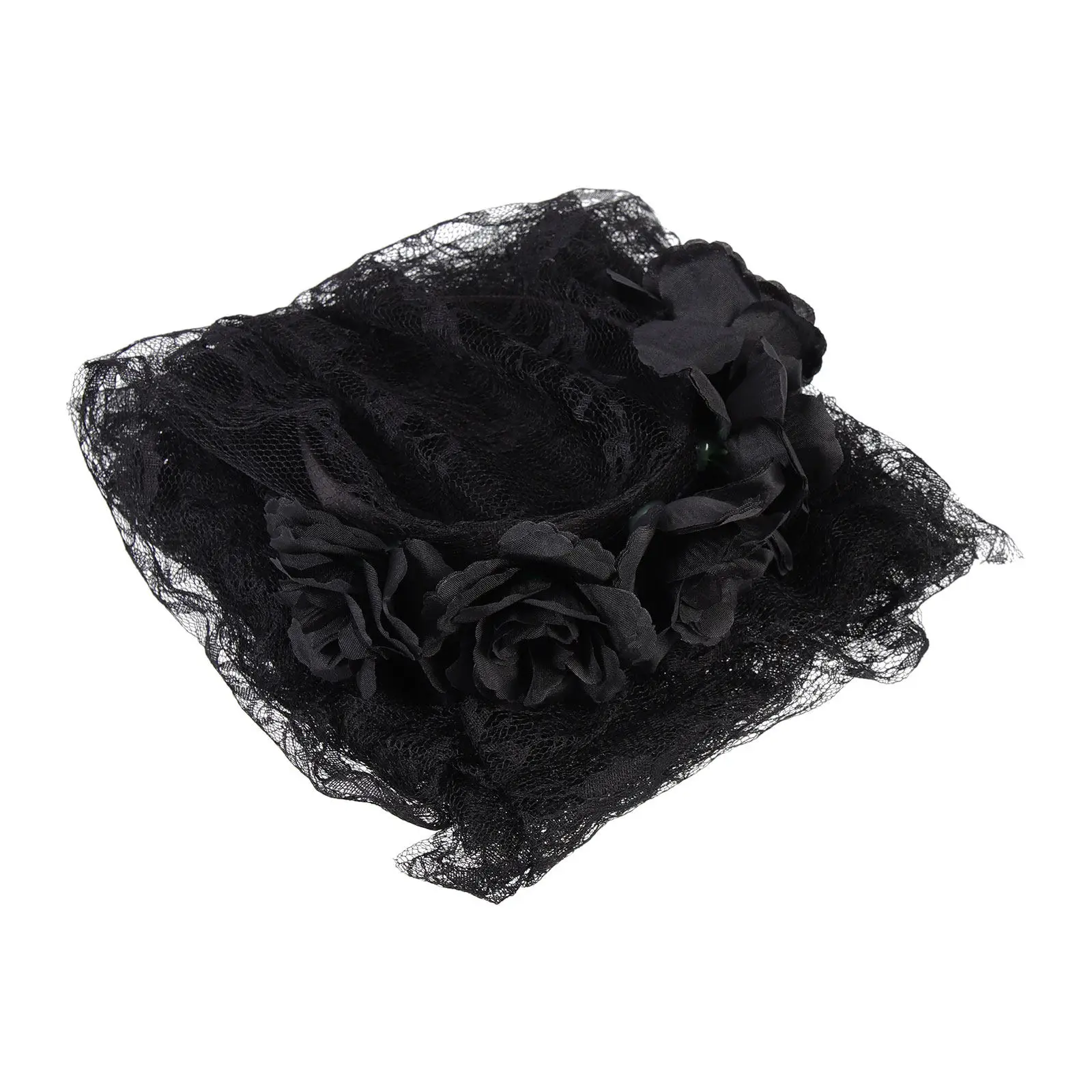 Floral Veil Headband with 3D Rose Design Halloween Hair Hoops for Women Festival Party Cosplay Day of The Dead Mexican Style
Floral Veil Headband with 3D Rose Design Halloween Hair Hoops for Women Festival Party Cosplay Day of The Dead Mexican Style