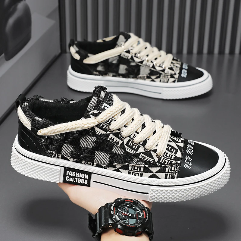 Men's Slip-on Canvas Shoes Casual Breathable Non-Slip Loafers Walking Shoes Fashion Lightweight Comfortable Sneakers for Male
Men's Slip-on Canvas Shoes Casual Breathable Non-Slip Loafers Walking Shoes Fashion Lightweight Comfortable Sneakers for Male