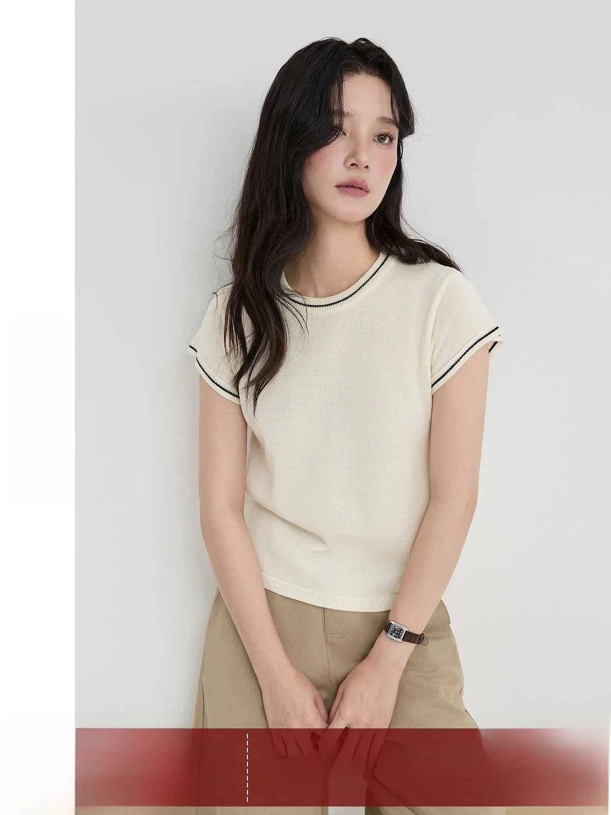 Casual round Neck Knitted Sweater Women's Summer 2026 New Retro Versatile Short Sleeve Regular Fit Knitwear by Guier
Casual round Neck Knitted Sweater Women's Summer 2026 New Retro Versatile Short Sleeve Regular Fit Knitwear by Guier