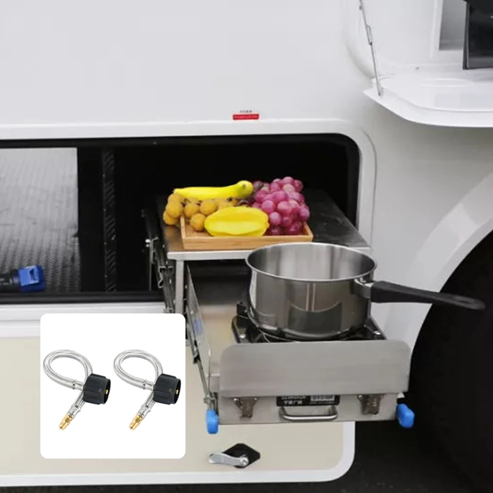 Propane Connector Camper RV Stainless Steel Copper BBQ Camping Stove Outdoor Cooking Abs Hose Replacement Adapter
Propane Connector Camper RV Stainless Steel Copper BBQ Camping Stove Outdoor Cooking Abs Hose Replacement Adapter