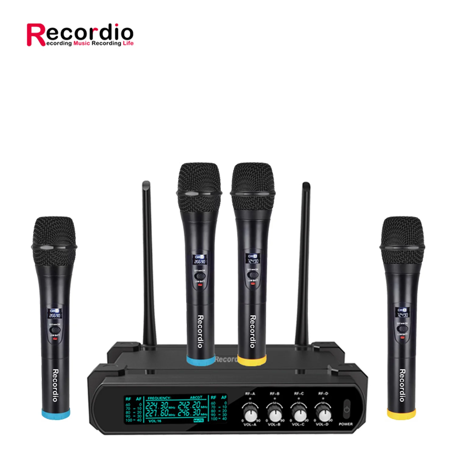 GAW-K44 New Private Model 4-channel VHF Wireless Handheld Microphone, Suitable For Home KTV Stage Performance
GAW-K44 New Private Model 4-channel VHF Wireless Handheld Microphone, Suitable For Home KTV Stage Performance