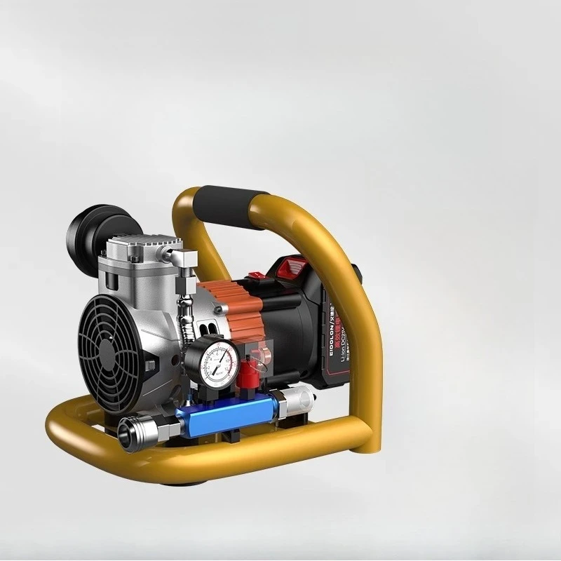 Lithium battery air compressor mini small portable air pump oil-free air compressor woodworking nail gun gas storage tank
Lithium battery air compressor mini small portable air pump oil-free air compressor woodworking nail gun gas storage tank