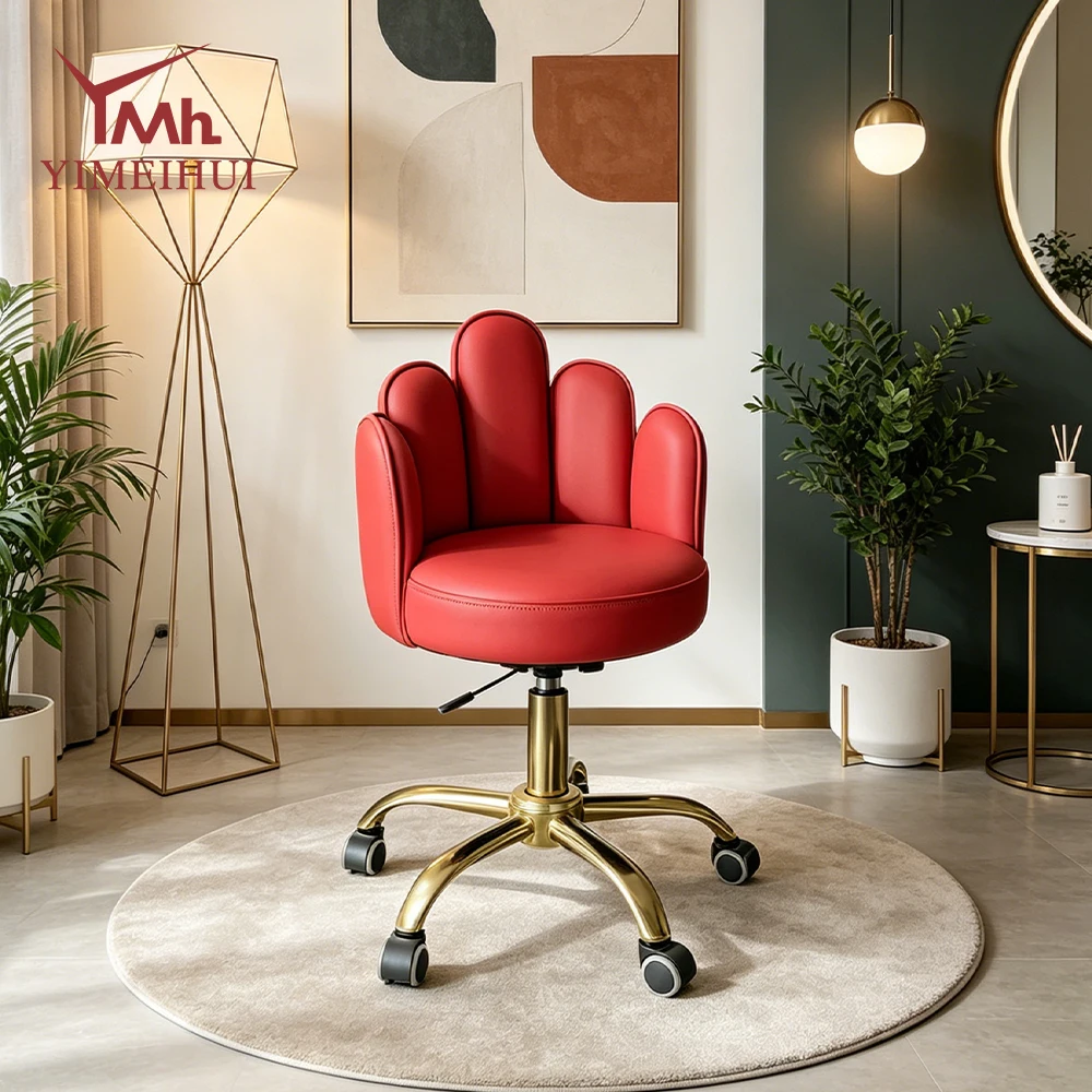 Five Fingered Technician Stool Chair With Wheels Modern Nail Pedicure Beauty Salon Practical Salon Furniture Design
Five Fingered Technician Stool Chair With Wheels Modern Nail Pedicure Beauty Salon Practical Salon Furniture Design