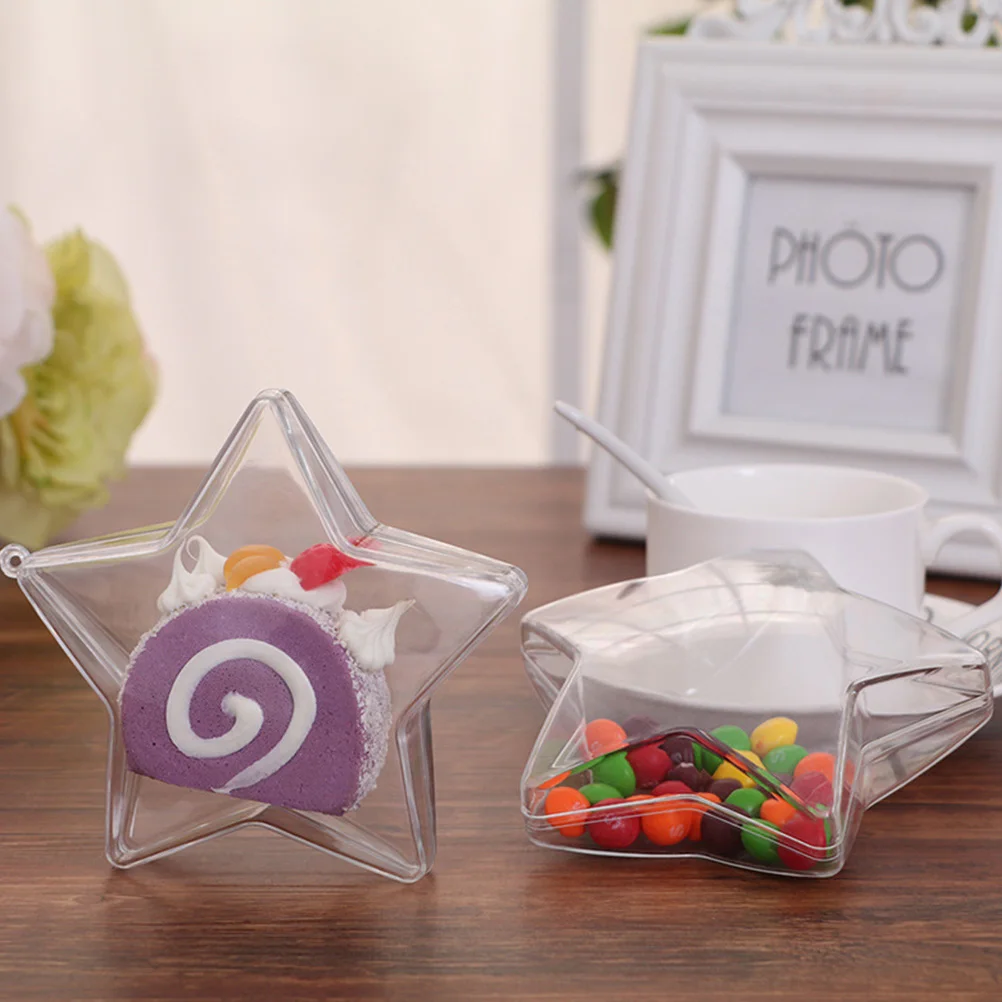 10Pcs Creative Candy Boxes Clear Star Shape Xmas Hanging Decorations Christmas Tree DIY Plastic Fillable Ornaments
10Pcs Creative Candy Boxes Clear Star Shape Xmas Hanging Decorations Christmas Tree DIY Plastic Fillable Ornaments