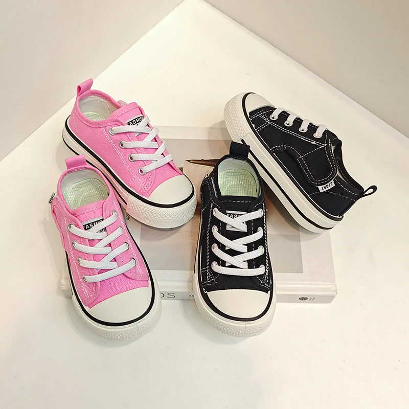 Spring Autumn Children Canvas Shoes Boys High Top Girls Casual Board Shoes Soft Soled Velcro Antiskid Solid Color Breathable
Spring Autumn Children Canvas Shoes Boys High Top Girls Casual Board Shoes Soft Soled Velcro Antiskid Solid Color Breathable