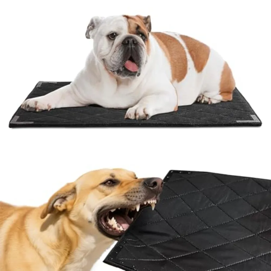 Durable Chew Proof Dog Bed with Metal Rivet Corner for Large Dogs Stable Kennel Pad Mat for Teething Puppy Durable Indoor Outdo
Durable Chew Proof Dog Bed with Metal Rivet Corner for Large Dogs Stable Kennel Pad Mat for Teething Puppy Durable Indoor Outdo