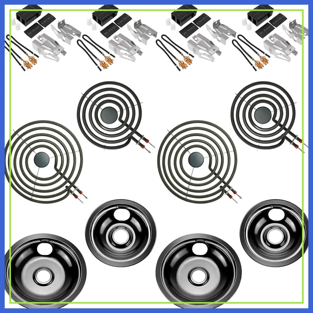 Porcelain Drip Pan & MP22YA Burner Element & 330031 Receptacle Kit for Frigidaire Kenmore Range Oven Replace 318067041 318067051
Porcelain Drip Pan & MP22YA Burner Element & 330031 Receptacle Kit for Frigidaire Kenmore Range Oven Replace 318067041 318067051