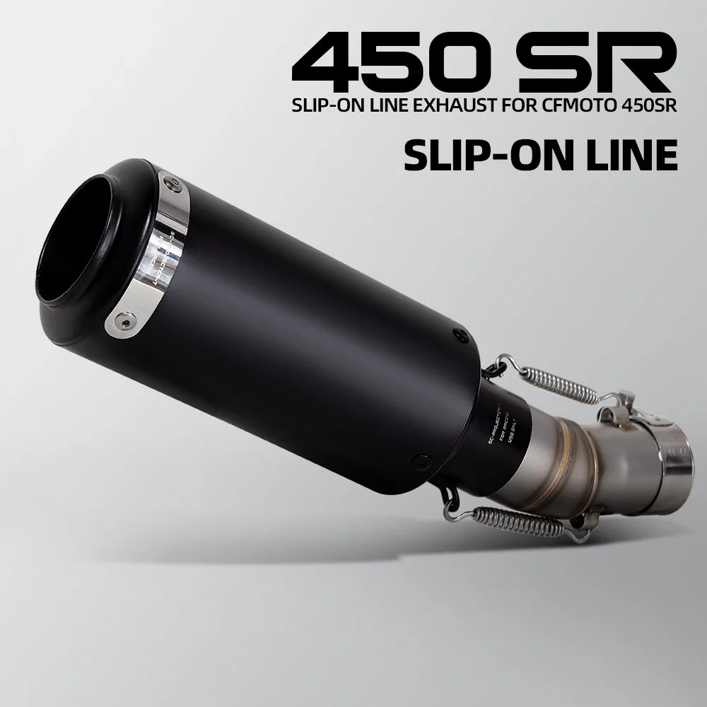 450SS Exhaust Muffler For CFMOTO 450SR 450NK 450 SR/SS/NK 2022-2026 Motorcycle Slip on Line Exhausts Sport Racing Project Tube
450SS Exhaust Muffler For CFMOTO 450SR 450NK 450 SR/SS/NK 2022-2026 Motorcycle Slip on Line Exhausts Sport Racing Project Tube