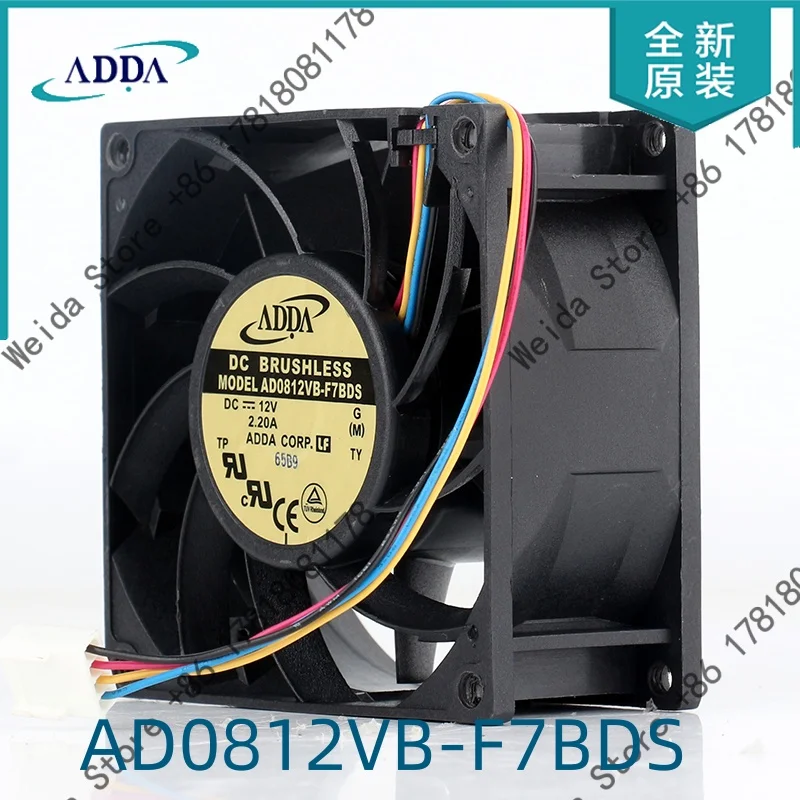 Оригинальный вентилятор охлаждения ADDA 5V 24V 48V AC EC 8038 80X80X38MM 8CM, четырехпроводной, с регулировкой скорости PWM, высококачественный AD0812VB-F7BDS DC 12V 2.20A
Оригинальный вентилятор охлаждения ADDA 5V 24V 48V AC EC 8038 80X80X38MM 8CM, четырехпроводной, с регулировкой скорости PWM, высококачественный AD0812VB-F7BDS DC 12V 2.20A