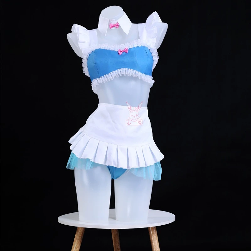 Anime Re:Life in A Different World From Zero Rem Cosplay Costume Wig Swimsuit Skirt Adult Woman Sexy Summer Sand Party Suit
Anime Re:Life in A Different World From Zero Rem Cosplay Costume Wig Swimsuit Skirt Adult Woman Sexy Summer Sand Party Suit