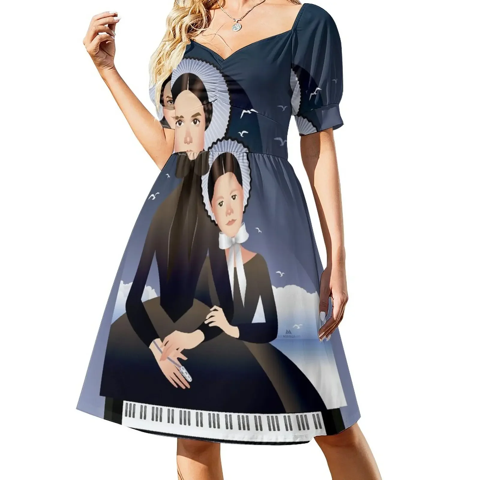 The Piano Short-Sleeved Dress loose summer dress Woman clothes dresses for women 2025
The Piano Short-Sleeved Dress loose summer dress Woman clothes dresses for women 2025