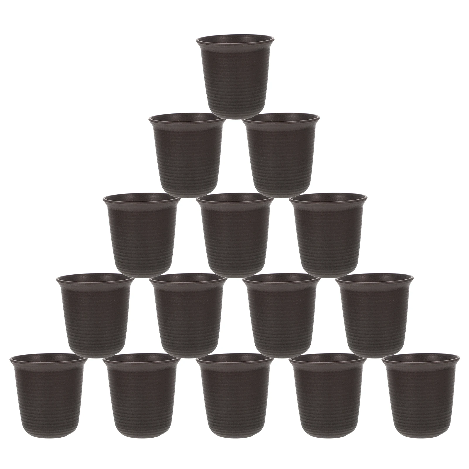 20pcs Flower Bucket Planters Small Brown Flower Pots for Garden Decor Planter Green Container
20pcs Flower Bucket Planters Small Brown Flower Pots for Garden Decor Planter Green Container