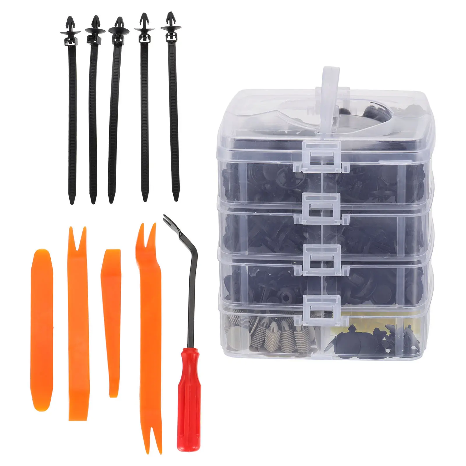 1Set Nylon Rivet Clips Kit for Car Bumper Door Trim Side Skirt Radiator Shield 5Mm-10Mm Push Type Retainer Fasteners Auto
1Set Nylon Rivet Clips Kit for Car Bumper Door Trim Side Skirt Radiator Shield 5Mm-10Mm Push Type Retainer Fasteners Auto