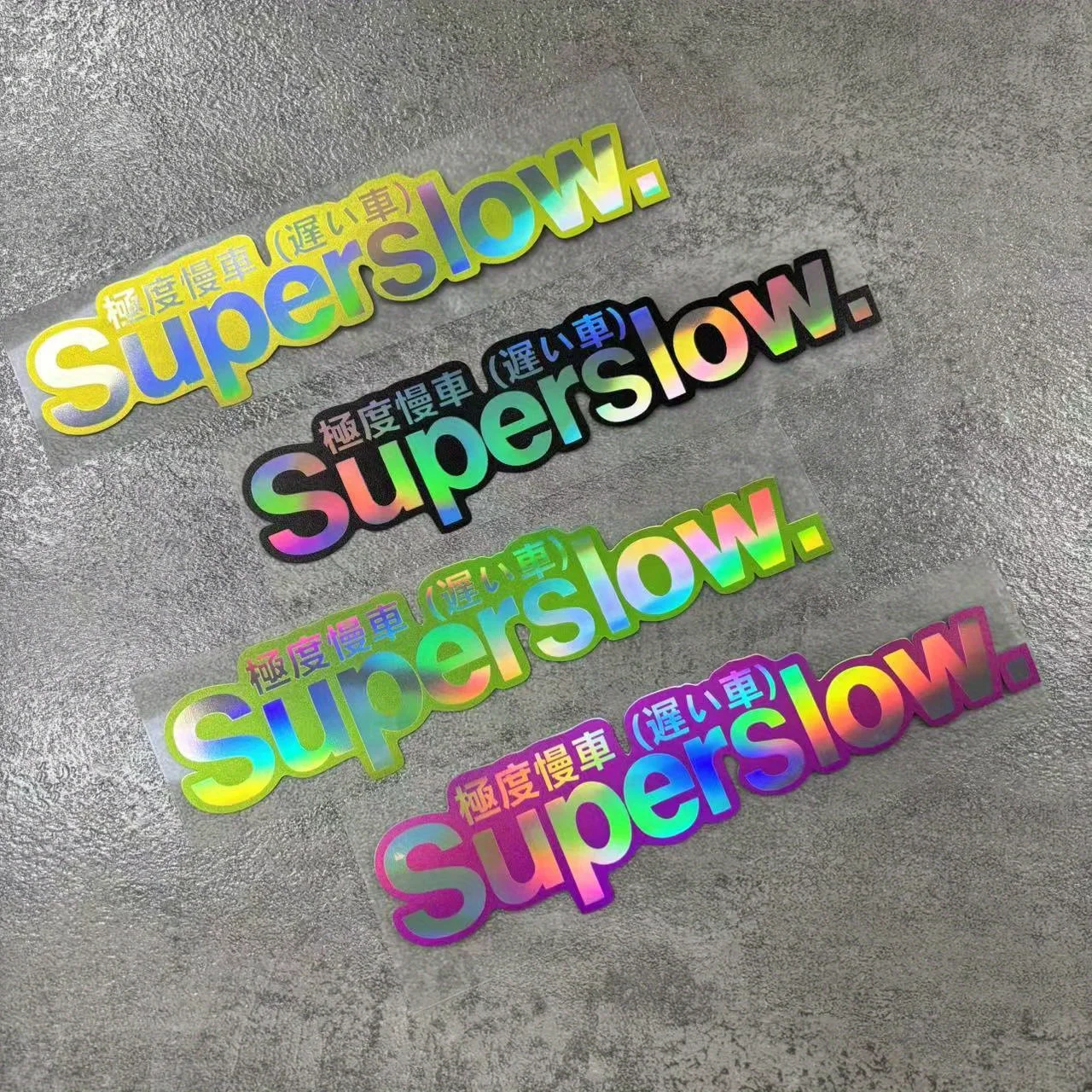 1PC Holographic Super Slow Waterproof Sticker, Iridescent Vinyl Decal for Car Motorcycle Helmet Decor
1PC Holographic Super Slow Waterproof Sticker, Iridescent Vinyl Decal for Car Motorcycle Helmet Decor