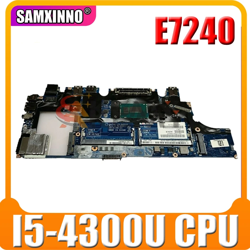 For DELL Latitude E7240 7240 Laptop Motherboard CN-0K3P5K 0K3P5K I5-4300U LA-9431P SR1ED DDR3 Notebook Mainboard Tested
For DELL Latitude E7240 7240 Laptop Motherboard CN-0K3P5K 0K3P5K I5-4300U LA-9431P SR1ED DDR3 Notebook Mainboard Tested