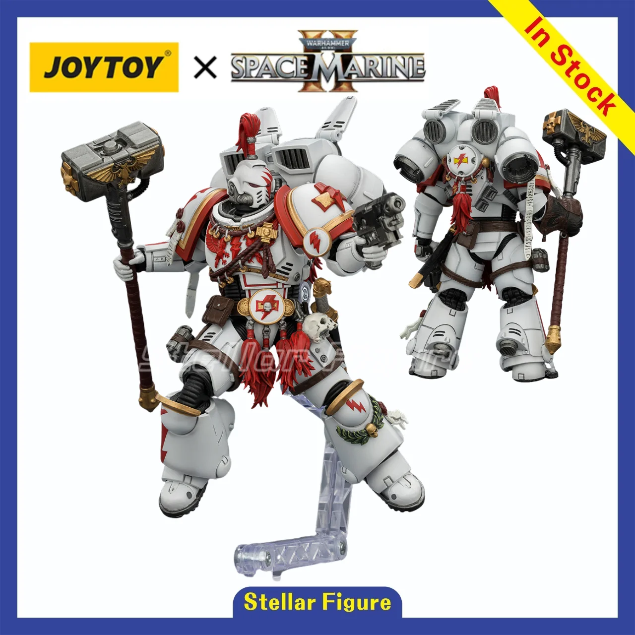 【Pre-sale】1/18 JOYTOY Warhammer 40K Game Edition White Scars Assault Intercessor Champion Action Figure Model
【Pre-sale】1/18 JOYTOY Warhammer 40K Game Edition White Scars Assault Intercessor Champion Action Figure Model