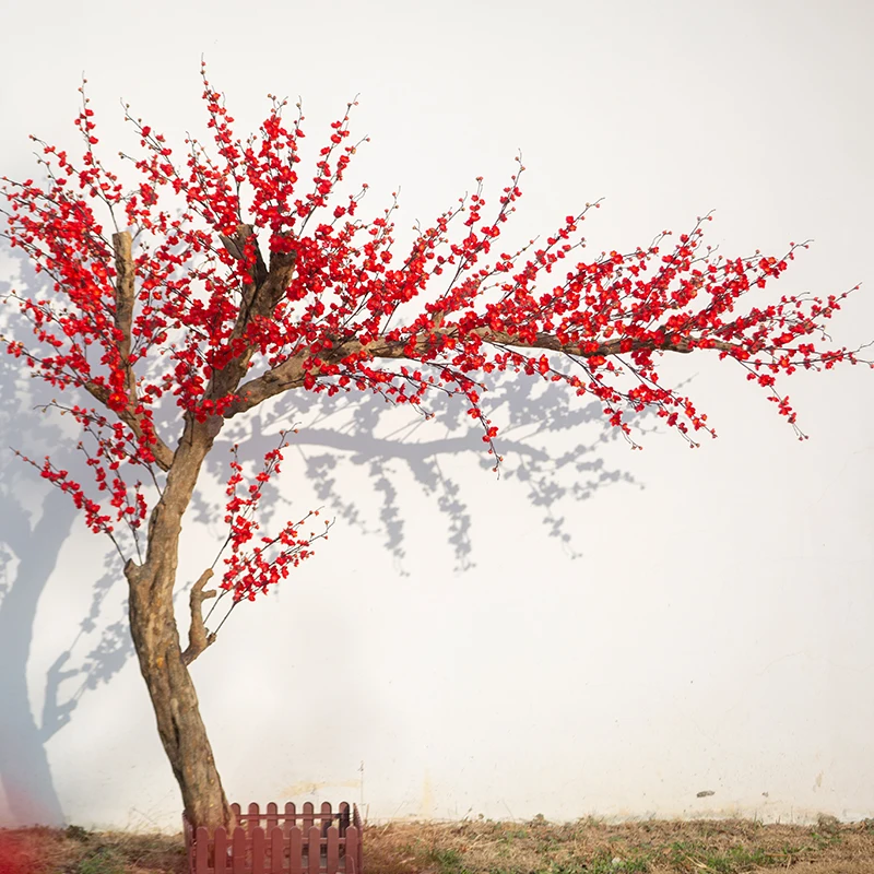 Indoor and Outdoor Decoration New Year's Wish Tree Simulated Plum Blossom Tree Red Plum Bonsai Plant
Indoor and Outdoor Decoration New Year's Wish Tree Simulated Plum Blossom Tree Red Plum Bonsai Plant
