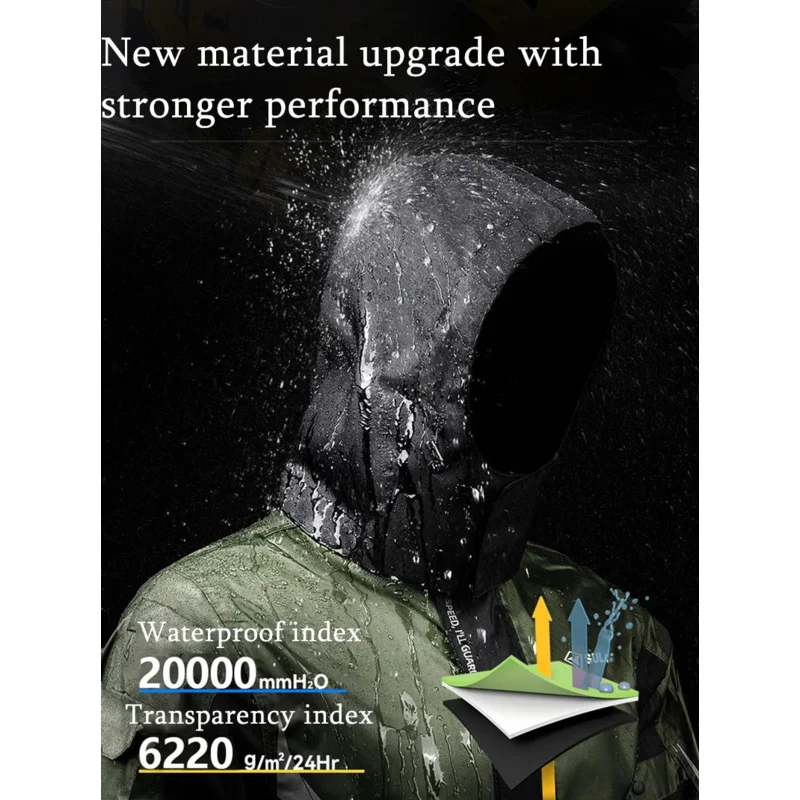High-Visibility Breathable PVC Motorcycle Rainwear Set Men's Waterproof Jacket & Trousers Ventilation All-Weather Protection
High-Visibility Breathable PVC Motorcycle Rainwear Set Men's Waterproof Jacket & Trousers Ventilation All-Weather Protection