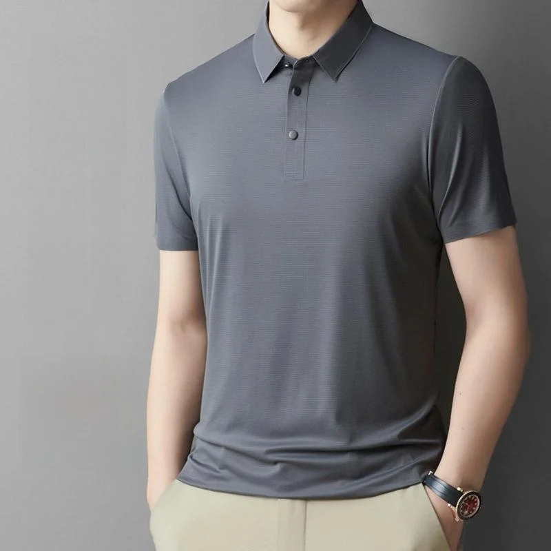 Comfortable Casual Ice Silk Short Sleeve Shirt Modern Style Slim Fit Turn-down Collar Summer Business Casual Top for Men
Comfortable Casual Ice Silk Short Sleeve Shirt Modern Style Slim Fit Turn-down Collar Summer Business Casual Top for Men