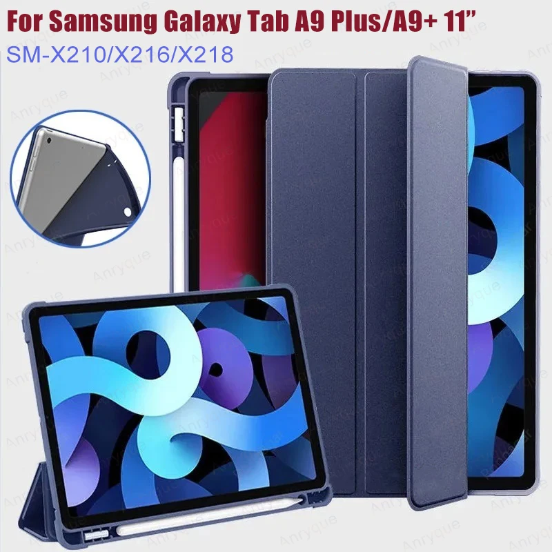 Funda Samsung Galaxy Tab A9 Plus 11-дюймовый SM-X210/X216 кожаный складной чехол-подставка для планшета Galaxy Tab A9 + чехол с держателем для ручек
Funda Samsung Galaxy Tab A9 Plus 11-дюймовый SM-X210/X216 кожаный складной чехол-подставка для планшета Galaxy Tab A9 + чехол с держателем для ручек