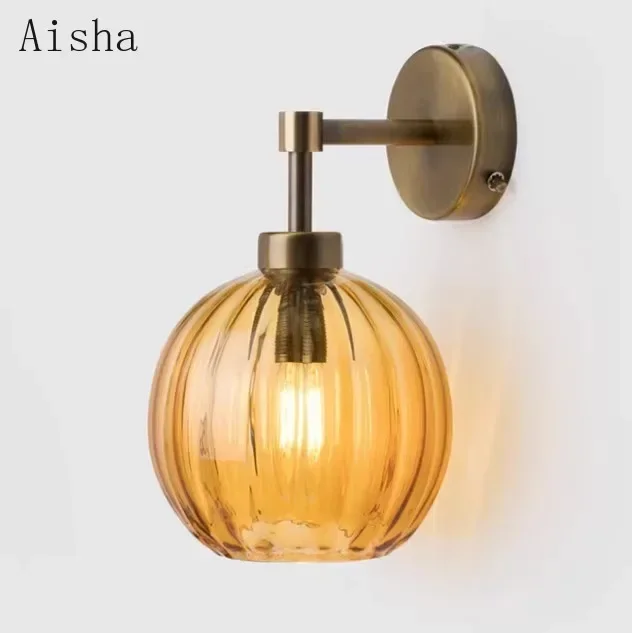 Modern Glass Wall Lamp Living Room Bedroom Bedside Wall Light for Corridor Study Model Room Colored Decoration Scones
Modern Glass Wall Lamp Living Room Bedroom Bedside Wall Light for Corridor Study Model Room Colored Decoration Scones