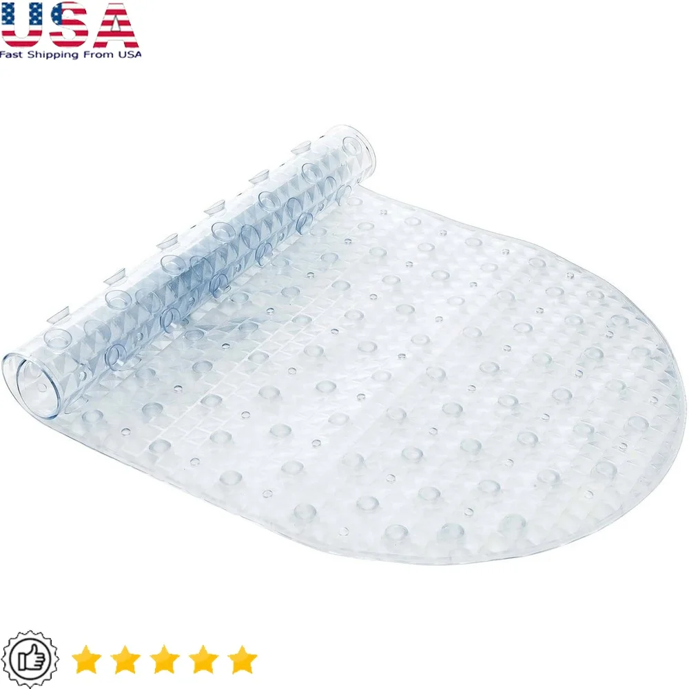 Противоскользящий коврик для ванной из ПВХ с защитой от плесени, коврик для душа, который можно стирать в машине с текстурой пирамиды, безопасный нескользящий опыт
Противоскользящий коврик для ванной из ПВХ с защитой от плесени, коврик для душа, который можно стирать в машине с текстурой пирамиды, безопасный нескользящий опыт