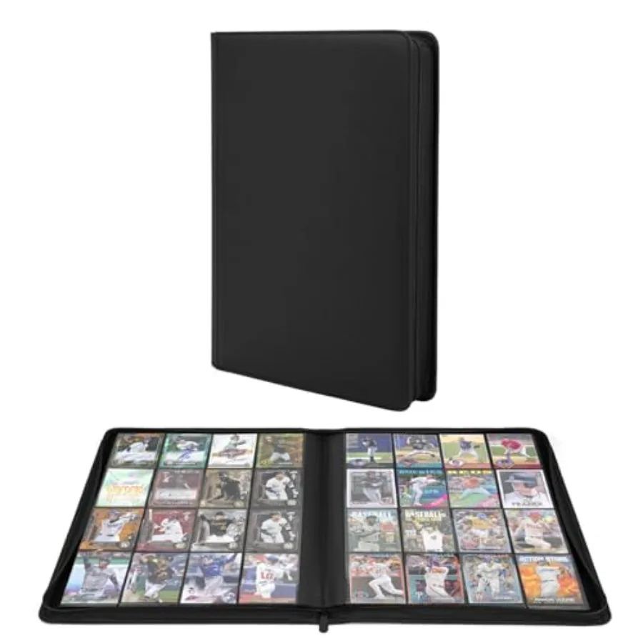 Premium 1000+ Pockets Trading Card Binder, 16-Pocket Ringless Side-Loading Album for TCG, MTG, Lorcana, Sports and Standard-Siz
Premium 1000+ Pockets Trading Card Binder, 16-Pocket Ringless Side-Loading Album for TCG, MTG, Lorcana, Sports and Standard-Siz