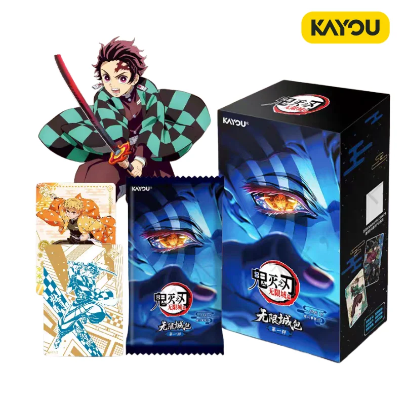 KAYOU Genuine Demon Slayer Booster Pack Infinite Castle Arc Collectible Cards Tanjirou Nezuko Kanroji Anime Peripheral Gift Toys
KAYOU Genuine Demon Slayer Booster Pack Infinite Castle Arc Collectible Cards Tanjirou Nezuko Kanroji Anime Peripheral Gift Toys