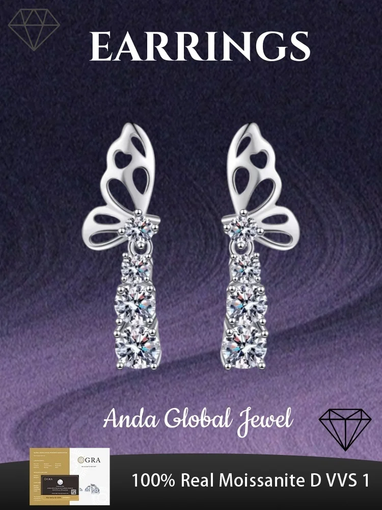 Mozambique 925 Sterling Silver Earrings with Elegant and Cool Butterfly Elements for Women Suitable for Valentine's Day Gifts
Mozambique 925 Sterling Silver Earrings with Elegant and Cool Butterfly Elements for Women Suitable for Valentine's Day Gifts