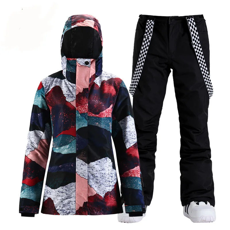 SMN Flowers Women's Waterproof Suit, Snowboard Clothing, Windproof Costumes, Outdoor Snow Jacket, Ski Pants, Female and Girl
SMN Flowers Women's Waterproof Suit, Snowboard Clothing, Windproof Costumes, Outdoor Snow Jacket, Ski Pants, Female and Girl