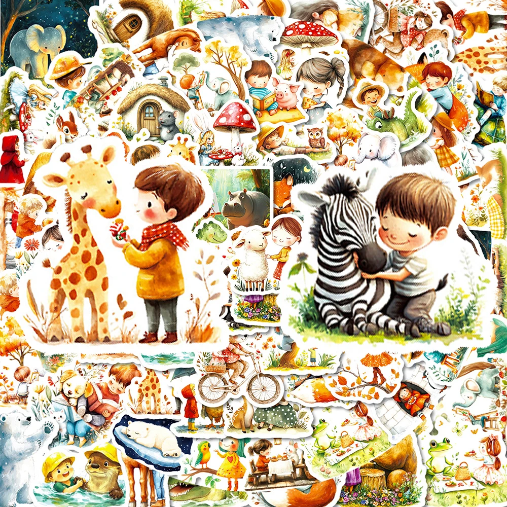 10/30/50pcs Vintage Cartoon Magic Forest Graffiti Stickers Aesthetic DIY Notebook Motorcycle Laptop Cute Decoration Sticker Pack
10/30/50pcs Vintage Cartoon Magic Forest Graffiti Stickers Aesthetic DIY Notebook Motorcycle Laptop Cute Decoration Sticker Pack