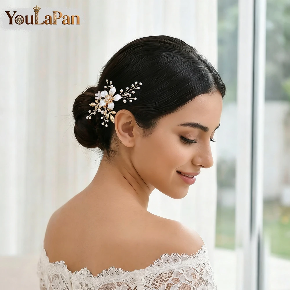 YouLaPan Elegant Golden Color Bride Hair Comb Alloy Flower Vintage Headpieces Wedding Party Handmade Hair Accessories HP359
YouLaPan Elegant Golden Color Bride Hair Comb Alloy Flower Vintage Headpieces Wedding Party Handmade Hair Accessories HP359