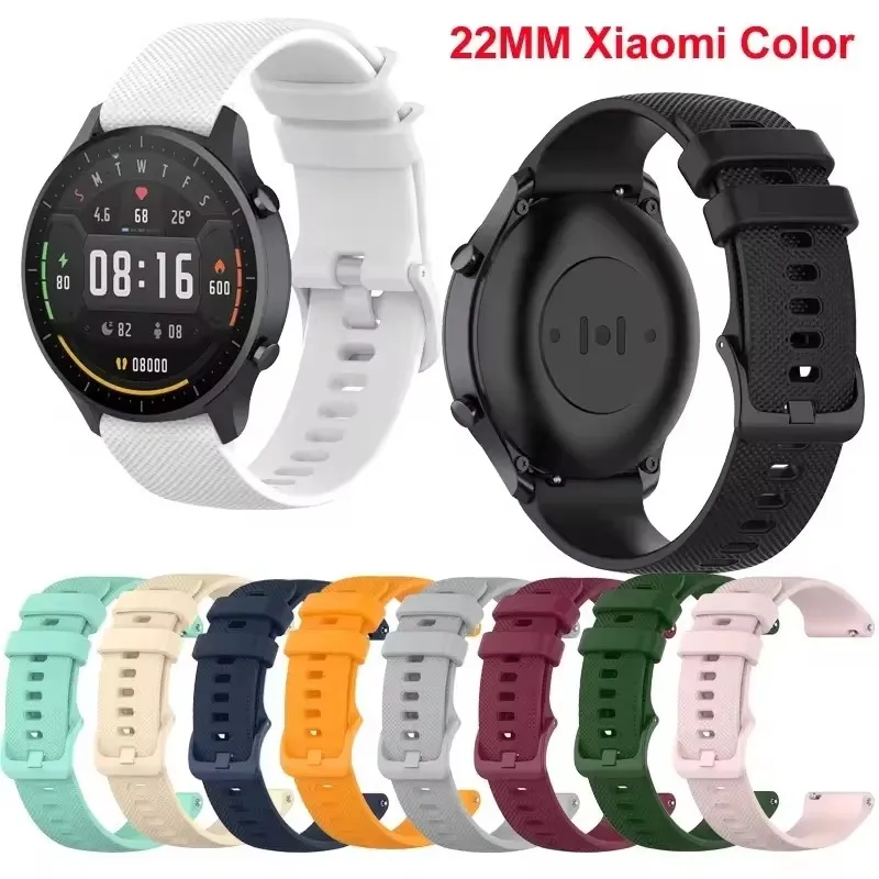 22mm high quality silicone strap for Xiaomi Mi Watch Color Replacement Bracelet Breathable Sports Bands For Watch Accessories
22mm high quality silicone strap for Xiaomi Mi Watch Color Replacement Bracelet Breathable Sports Bands For Watch Accessories