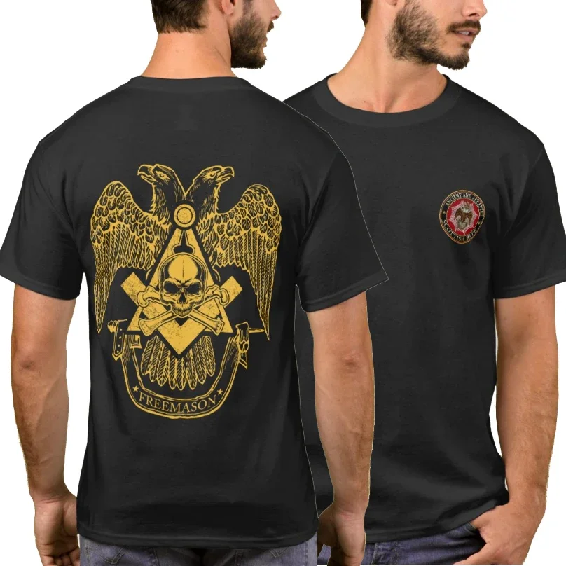 Scottish Rite Double-headed Eagle Freemason Masonic T-Shirt New 100% Cotton O-Neck Short Sleeve Casual Mens T-shirt Size S-3XL
Scottish Rite Double-headed Eagle Freemason Masonic T-Shirt New 100% Cotton O-Neck Short Sleeve Casual Mens T-shirt Size S-3XL