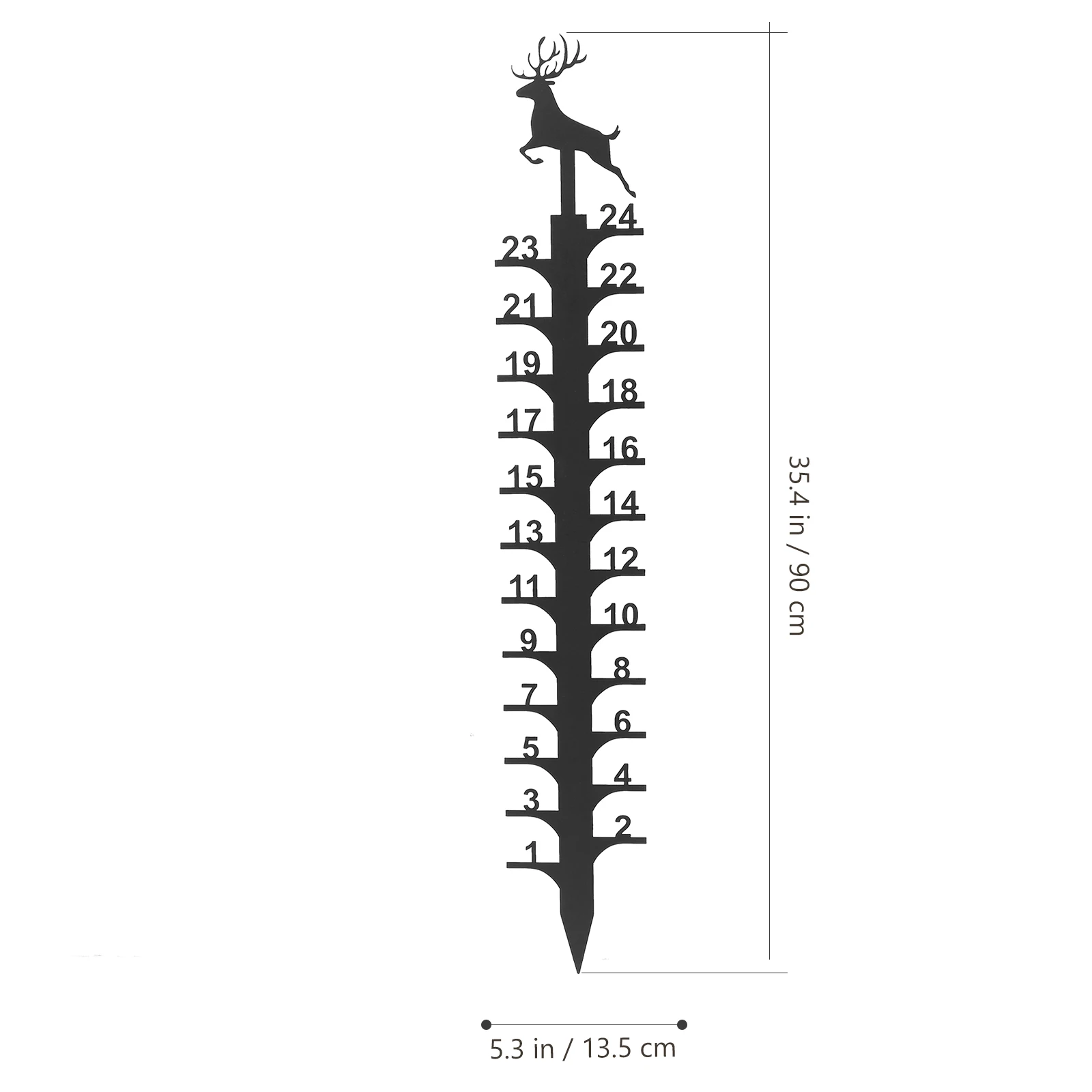 Snow Measuring Device Plug-in Tools Christmas Decoration Measure Stick Snowflakes Gauge Outdoor Meter The Sign Ruler
Snow Measuring Device Plug-in Tools Christmas Decoration Measure Stick Snowflakes Gauge Outdoor Meter The Sign Ruler