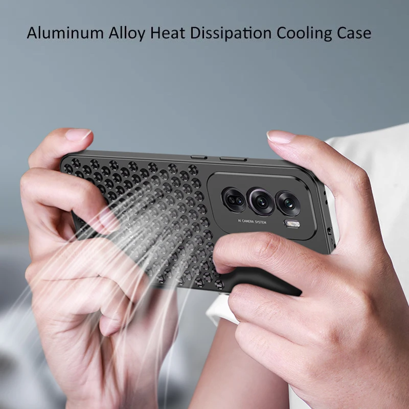 Heat Dissipation Metal Phone Case For OPPO Reno 12 Pro Aluminum Alloy Cooling Frosted Shell For OPPO Reno 12 Reno12 Pro 5G Cover
Heat Dissipation Metal Phone Case For OPPO Reno 12 Pro Aluminum Alloy Cooling Frosted Shell For OPPO Reno 12 Reno12 Pro 5G Cover