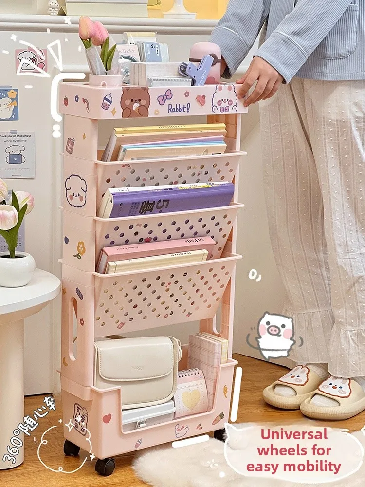 Мобильная книжная полка под стол, милый многоярусный органайзер для хранения, для студенческого общежития, учебной комнаты, пластиковый, без сверления, простая установка
Мобильная книжная полка под стол, милый многоярусный органайзер для хранения, для студенческого общежития, учебной комнаты, пластиковый, без сверления, простая установка