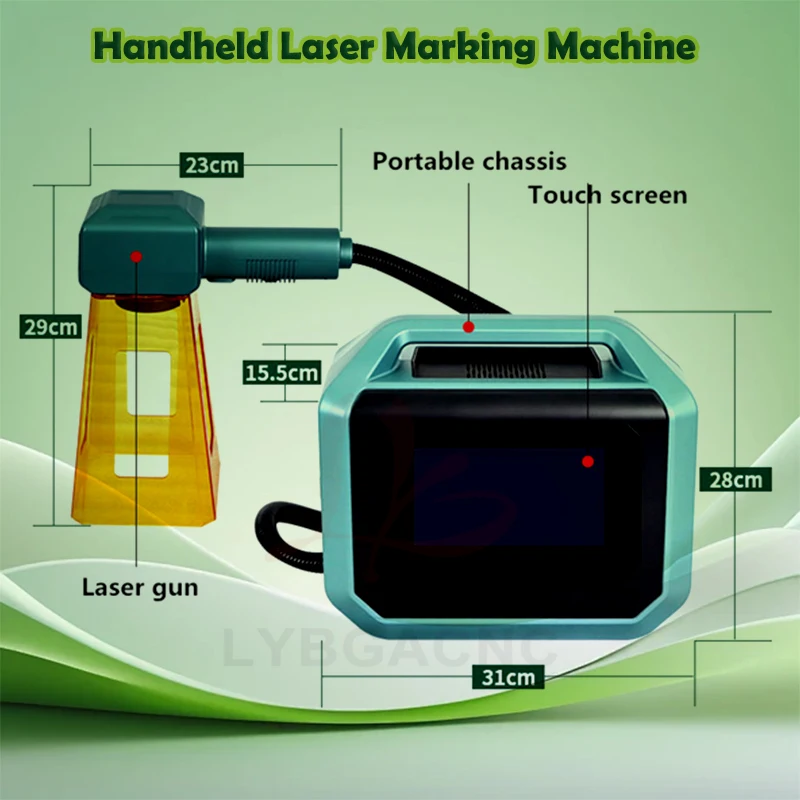 20W 30W 50W Mini Wireless Handheld Lithium Battery Fiber Laser Marking Machine Metal Stainless Steel Gold Silver Engraving
20W 30W 50W Mini Wireless Handheld Lithium Battery Fiber Laser Marking Machine Metal Stainless Steel Gold Silver Engraving